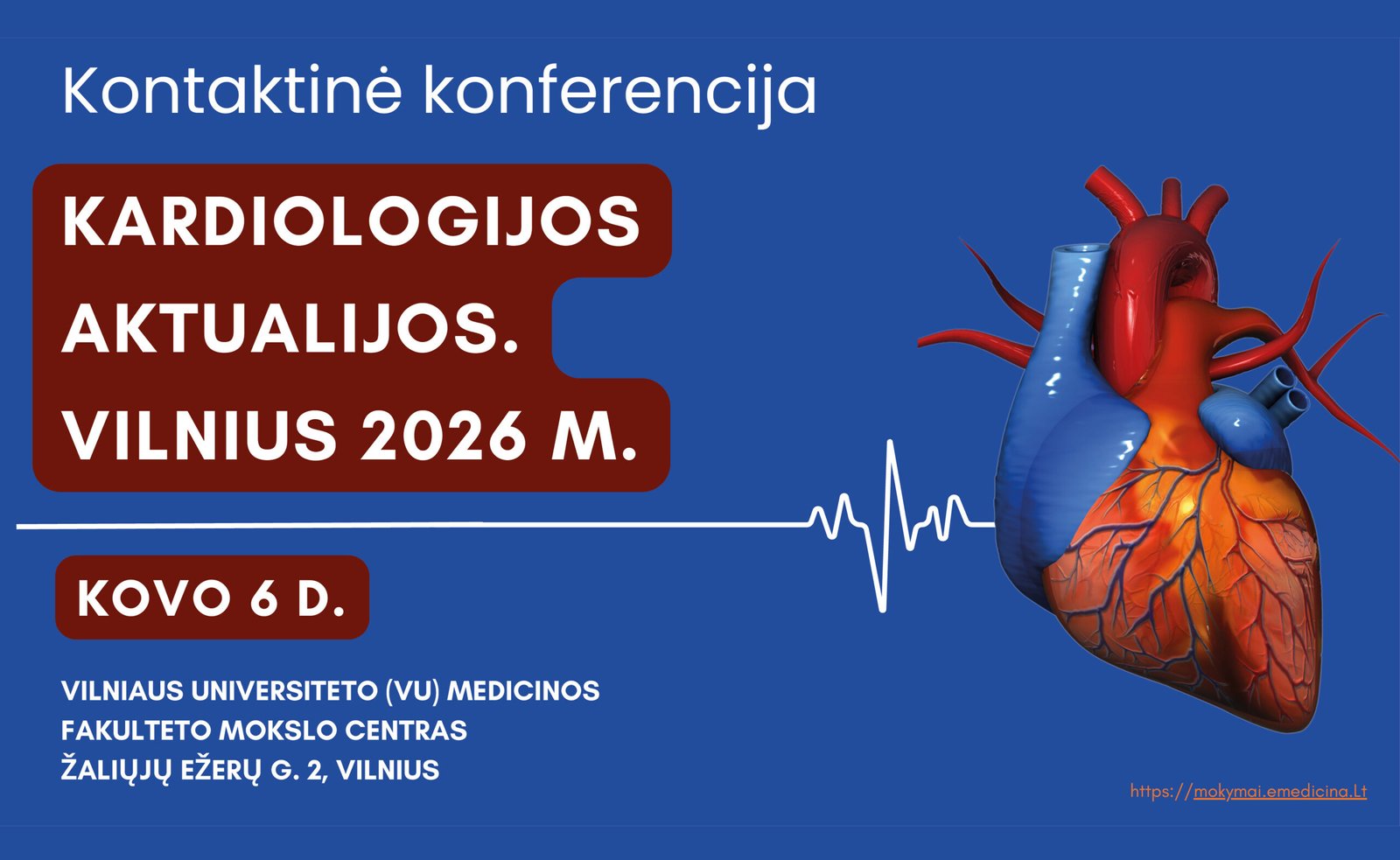 03.06 VILNIUS. Kardiologijos aktualijos 2026