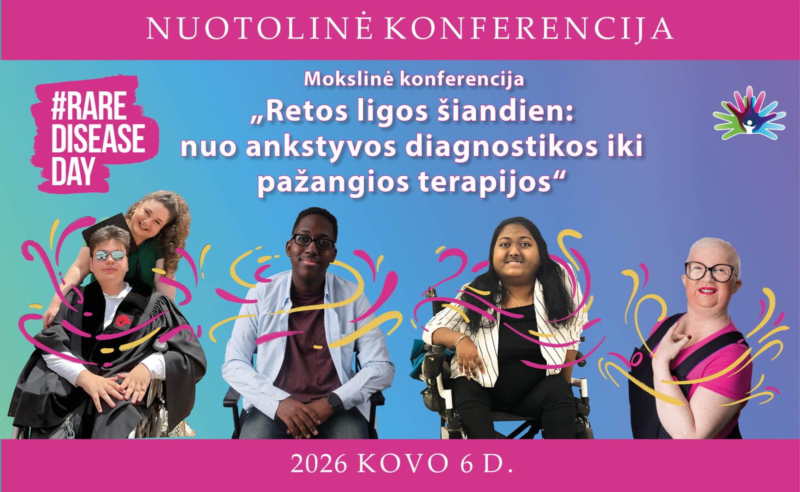 03.06. NUOTOLINĖ. Retos ligos šiandien: nuo ankstyvos diagnostikos iki pažangios terapijos